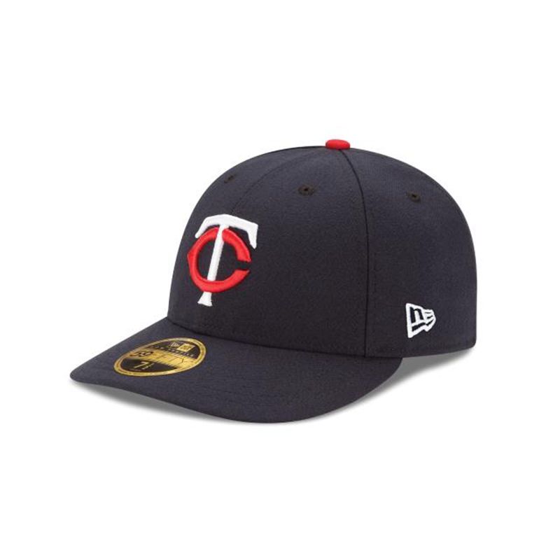 MLB Minnesota Twins Authentic Collection Low Profile 59Fifty Fitted (GUE6401) - Blue New Era Caps